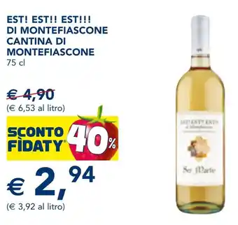 Esselunga Est! est!! est!!! di montefiascone cantina di MONTEFIASCONE offerta