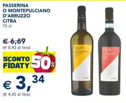 Esselunga Passerina o montepulciano d'abruzzo CITRA offerta