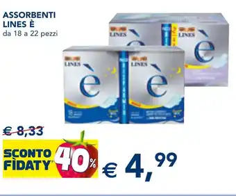 Esselunga Assorbenti LINES È offerta