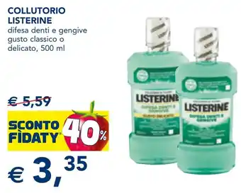 Esselunga Collutorio LISTERINE offerta