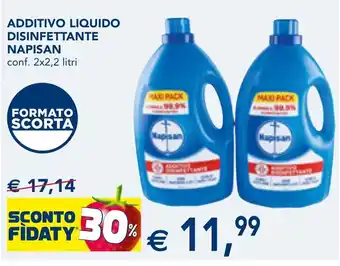 Esselunga Additivo liquido disinfettante NAPISAN offerta