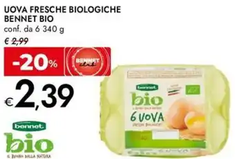 Bennet UOVA FRESCHE BIOLOGICHE BENNET BIO offerta