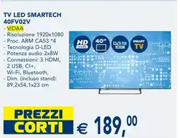 Esselunga TV LED SMARTECH 40FV02V offerta