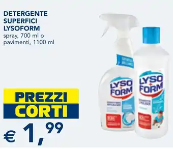 Esselunga Detergente superfici LYSOFORM offerta