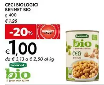 Bennet Ceci biologici bennet bio offerta