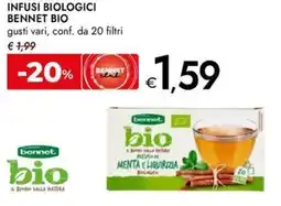 Bennet Infusi biologici bennet bio offerta