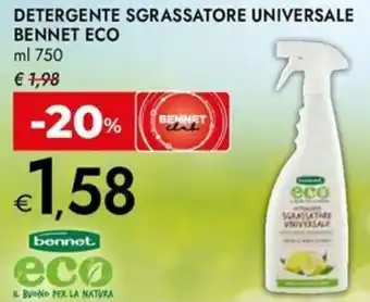 Bennet Detergente sgrassatore universale bennet eco offerta