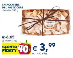 Esselunga Chiacchiere DEL PASTICCERE offerta