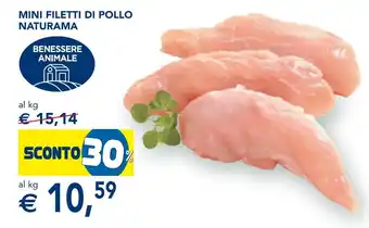 Esselunga Mini filetti di pollo NATURAMA offerta