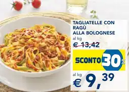 Esselunga Tagliatelle con ragù ALLA BOLOGNESE offerta