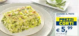 Esselunga Lasagne al pesto offerta