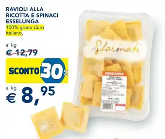 Esselunga Ravioli alla ricotta e spinaci esselunga offerta