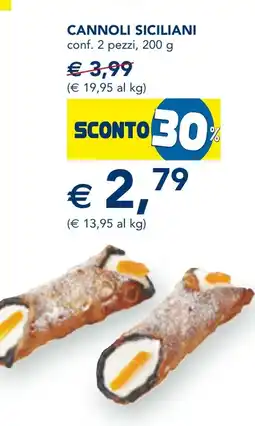 Esselunga Cannoli SICILIANI offerta