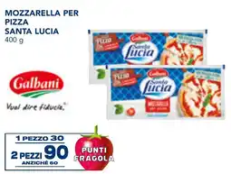 Esselunga Mozzarella per pizza SANTA LUCIA offerta