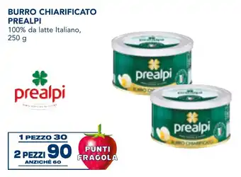 Esselunga Burro chiarificato PREALPI offerta