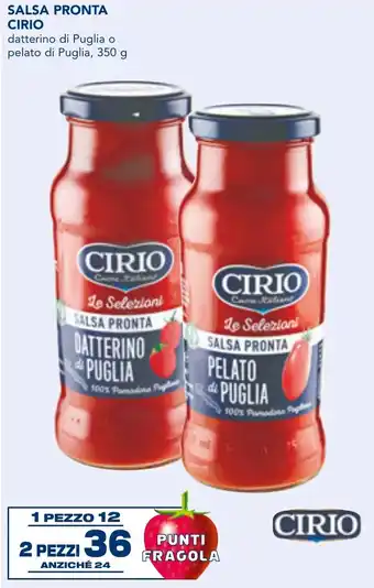 Esselunga Salsa pronta CIRIO offerta