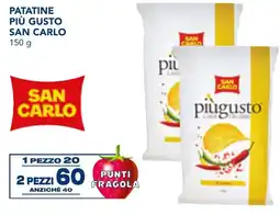 Esselunga Patatine più gusto SAN CARLO offerta