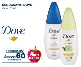 Esselunga Deodoranti DOVE offerta