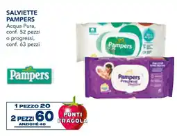 Esselunga Salviette PAMPERS offerta