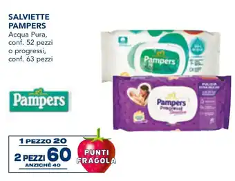 Esselunga Salviette PAMPERS offerta