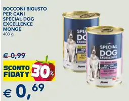 Esselunga Bocconi bigusto per cani special dog EXCELLENCE MONGE offerta