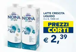 Esselunga Latte crescita liquido offerta