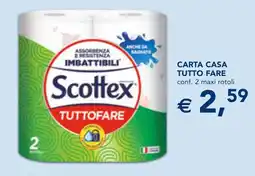 Esselunga Carta casa tutto fare SCOTTEX offerta