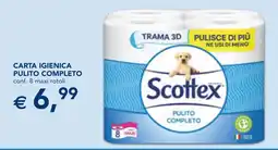 Esselunga Carta igienica pulito completo Scottex offerta