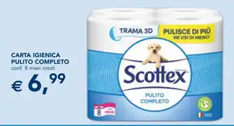 Esselunga Carta igienica pulito completo Scottex offerta