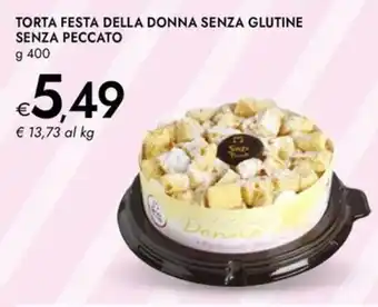 Bennet Torta festa della donna senza glutine senza peccato offerta