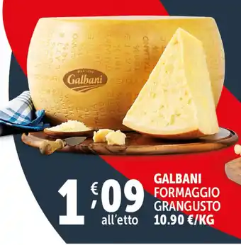 Deco Supermercati Galbani formaggio grangusto offerta