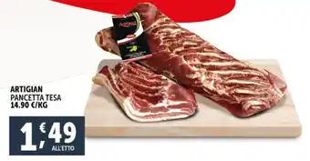 Deco Supermercati Artigian pancetta tesa offerta