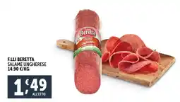 Deco Supermercati F.lli beretta salame ungherese offerta