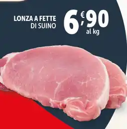 Deco Supermercati Lonza a fette di suino offerta