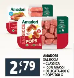 Deco Supermercati AMADORI Salsiccia offerta