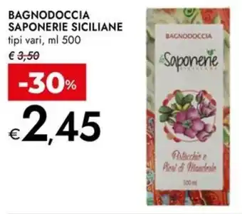 Bennet Bagnodoccia saponerie siciliane tipi vari, offerta