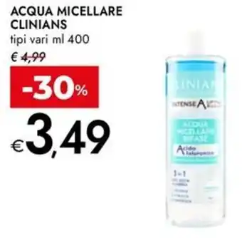 Bennet Acqua micellare clinians offerta