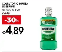 Bennet Collutorio difesa listerine tipi vari, offerta