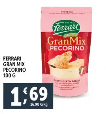 Deco Supermercati Ferrari gran mix pecorino offerta