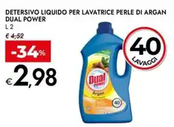 Bennet Detersivo liquido per lavatrice perle di argan dual power offerta