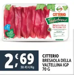 Deco Supermercati Citterio bresaola della valtellina igp offerta