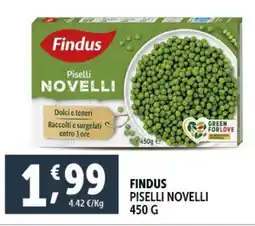 Deco Supermercati Findus piselli novelli offerta