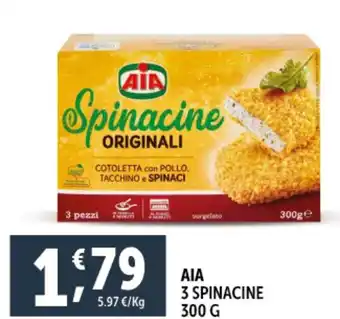 Deco Supermercati Aia 3 spinacine offerta