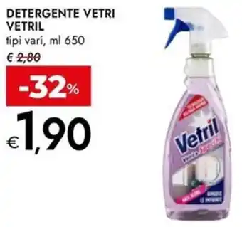 Bennet Detergente vetri vetril offerta