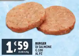 Deco Supermercati Burger di salmone offerta