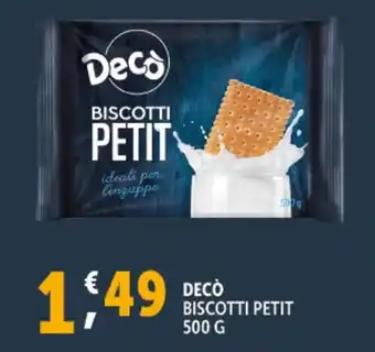 Deco Supermercati Decò biscotti petit offerta