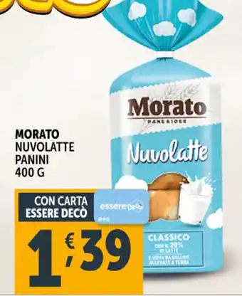 Deco Supermercati Morato nuvolatte panini offerta