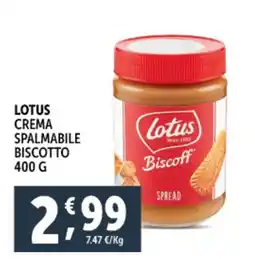 Deco Supermercati Lotus crema spalmabile biscotto offerta