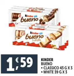 Deco Supermercati Kinder bueno offerta