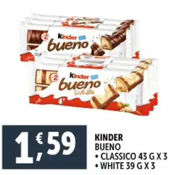 Deco Supermercati Kinder bueno offerta